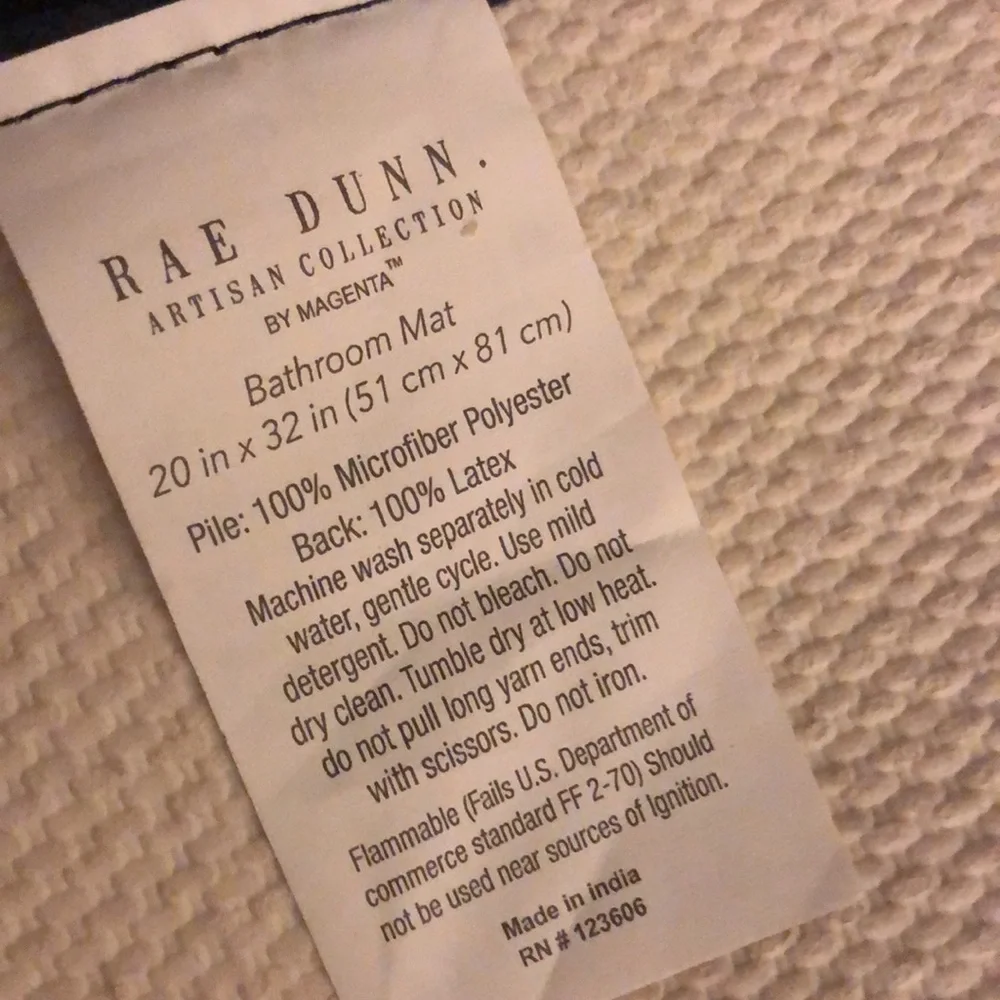 Rae Dunn BOO Bathroom Mat
